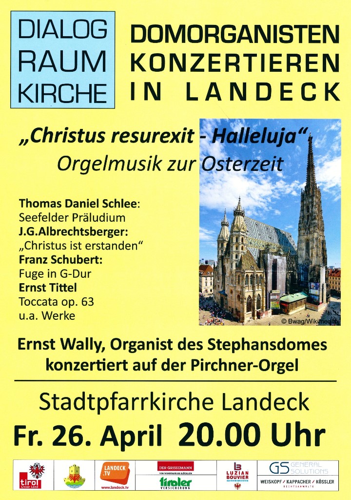DialograumKirche Orgelkonzert 26042019
